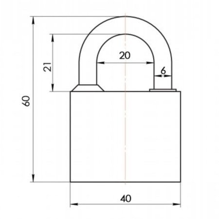 A hinged APECS PD-03-40, D = 6 mm, cast-iron-1