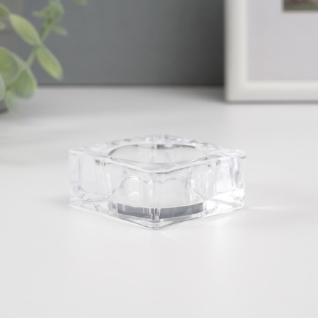 Glass of glass 1 candle cube small-2