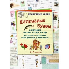 Carious letters. Combinations of Zhi-Shi, Chalos, Chu-sh. 34 cards with tasks, more than 500 words. Astakhova N.