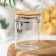 Glass Bank for bulk products with Magistro Bugstro Castle, 800 ml, 10 × 13 cm