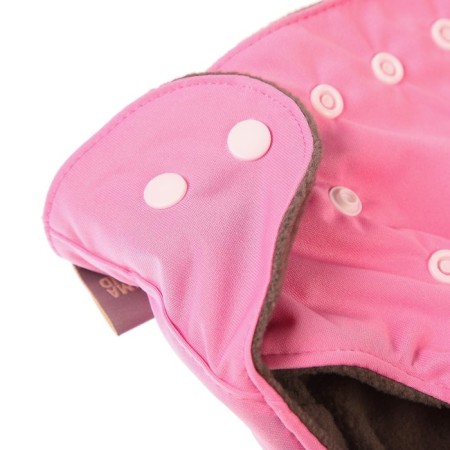 Panties-scammer, reusable, carbon-bamboo fabric, pink color, from 0-36 months.-3