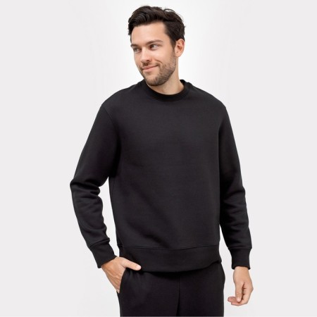 The male sweatshirt was launched, the color is black, size 56