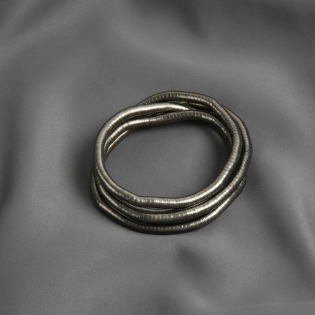 Picking for curtains "Flexible cord", D = 7 mm, 50 cm, Black nickel color-1