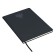 The weekly dated 2025, A4, 64 sheets, Devente.emblem, a solid cover of artificial leather with foam, lies, cream block 70 g/m2, black
