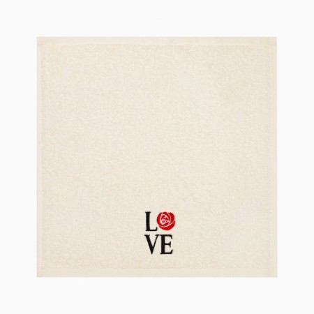 Set of towels LOVE 30x30 cm-3pcs, 100% cotton 340 g/m2-4