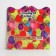 Formal money envelope "Happy Birthday", balls, 17.5 x 8 cm