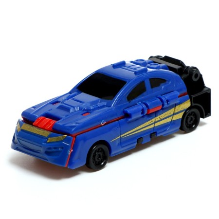Warrior robot, transforms, assembled from 5 cars-14
