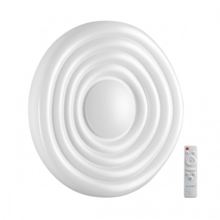 The lamp is wall-flowing Sonex. FASS, 48W, LED, 75x380x380 mm, white color
