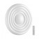 The lamp is wall-flowing Sonex. FASS, 48W, LED, 75x380x380 mm, white color