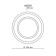 Lamp 48W LED 3200K-6200K PDU white 35x35x8.8 cm