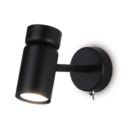 Wall lamp with a switch and a change of lamp Ambrella Light, Move, TA13184, GU10, Black Color Black
