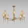 EUROSVET PRISM ceiling lamp 60143/8, E14, 8x60W, 900x900x680 mm, brass color