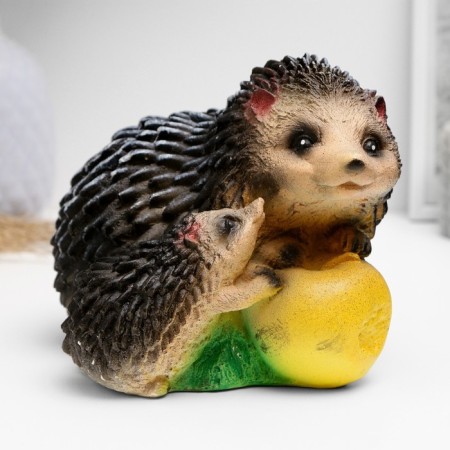 Piggy bank "Two hedgehogs" 18x15x14cm