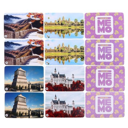 Board game "Memo. Miracles of the world "-5