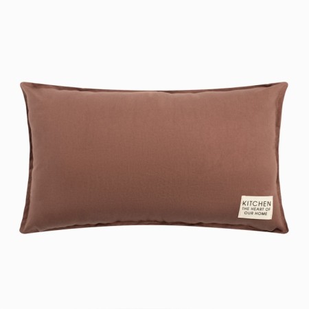 Ethel pillow, 30x50+1 cm, brown, 100% cotton-2