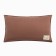 Ethel pillow, 30x50+1 cm, brown, 100% cotton