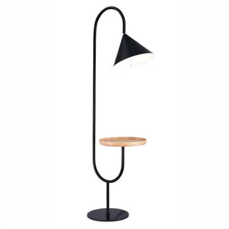 The floor lamp ST LUCE. SL1802.405.01. Amiro. 1x60 W, E27, 43x43x140 cm, black color-4
