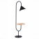 The floor lamp ST LUCE. SL1802.405.01. Amiro. 1x60 W, E27, 43x43x140 cm, black color
