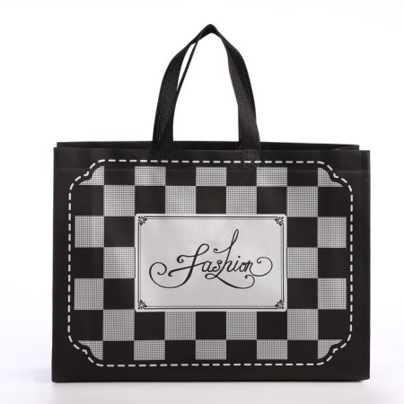 Bag without fastening, black color-1