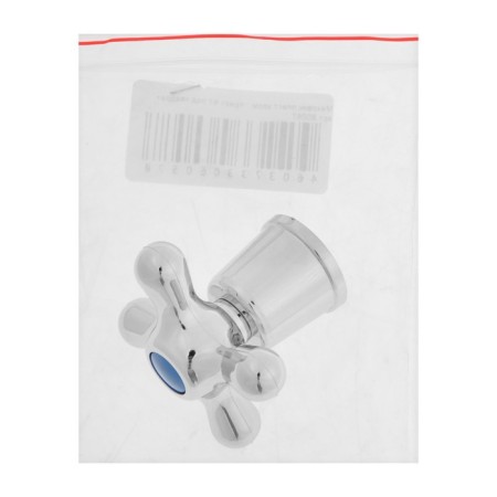 Handle on the mixer "Cross 67" 80067, for a crane-box with a rod under a square, plastic, chrome-3
