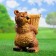 Garden figure "Bear with a basket" 30x23x30cm