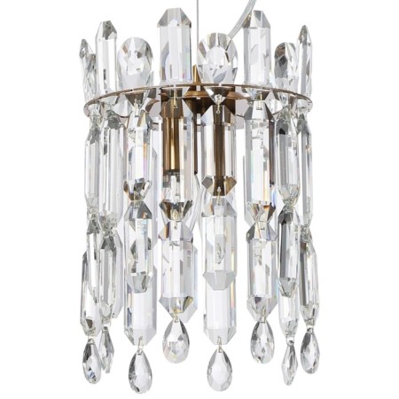 Suspended LEGACY 2XE14 40W lamp, size 20x20x40-100 cm, bronze color-2