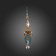 Sconces st. SL426.761.01. Joanna. 1x40 W, E14, 14x48 cm, colorful color