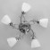 Milan chandelier 5x40W E27 Black 55x53x17 cm