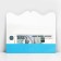 Formal Money envelope "Happy Birthday", candles, 17.5 x 8 cm