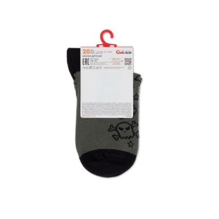Nosk children's cotton Conte kids tip-top, size 22, color khaki-2