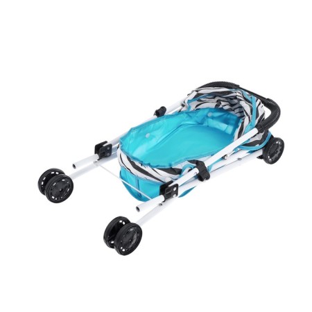 Puppet stroller "Zebra" universal, metal frame-6