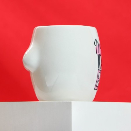 Ceramic mug "What is", 250 ml, white color-1