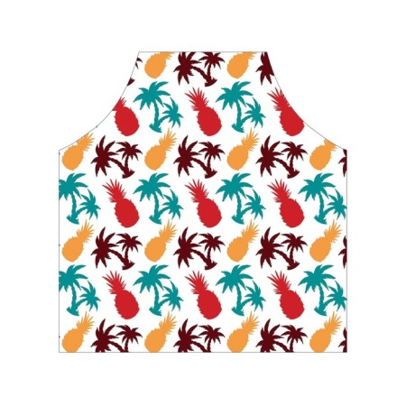 Apron kitchen with a photo print "Pineapple", adjustable, size OS-2