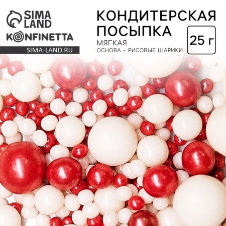 Sprinking confectionery I am: blue, red, white, 25 g.-1