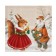 New Year's set of napkins Ethel Winter Holidys, 40x40cm 4 pcs