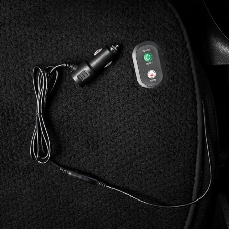 Warm cape in front of the seat Airline Pro, 12/24V, 36W, black-5