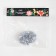 Girland "Mishura" 1 m Rosa, IP 20, silver thread, 22 LED, 8 layers, D = 3 cm, glow white, CR2032X2
