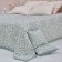Pillowcase decorative Ethel "Ornament" color green 40x40 cm, 100% cotton