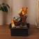 Fountain "Squirrels on logs" 22x16 cm (with backlight)