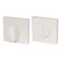 Rotary handle WC-Bolt BK6 USS WH-19, white