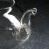 A glass teapot with a metal sieve of the Elegy, 800 ml