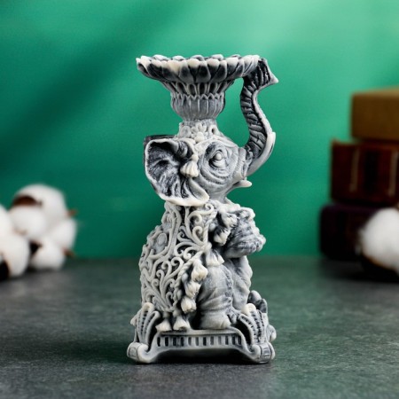 Подсвечник "Слониха" 12см-4