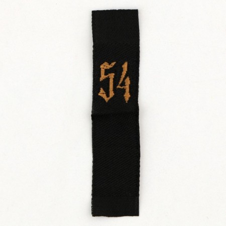 Textile strip "54", 4.6 x 1 cm-3
