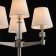 Delray table lamp, 4x40W E14, Nickel 50x50x68 cm