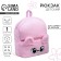 Baby backpack for the girl "Bear", plush, pink color