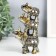 Polystone souvenir "Three Oleking Piramide of Popon with mosaic" 12x7x3 cm