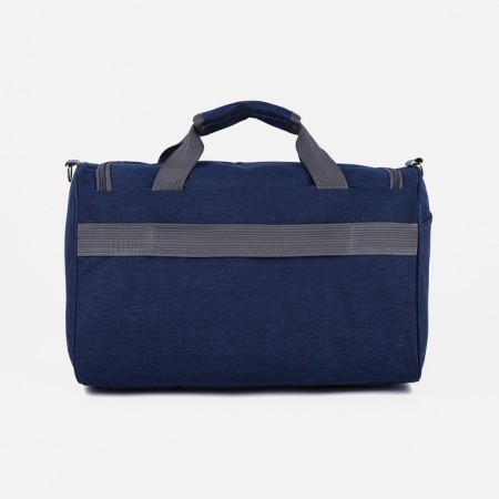 Sports bag with lightning, 2 outer pockets, long belt, blue color-1