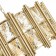 Suspended chandelier ST LUCE. SL1623.203.08. Corsia. 8x40 watts, E14, 65x65x32 cm, Shampan