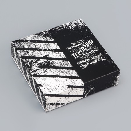 Box for sweets with a shell 9 pcs without a “male” window, 13.7 x 13.7 x 3.5 cm. Confectionery packaging-2