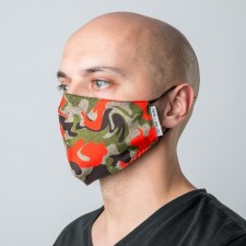 Class mask with adjusting ties 